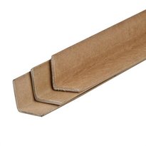 Edge protection strips made of solid cardboard